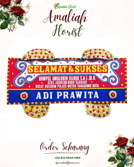 Papan Bunga Ucapan Selamat Gugut
